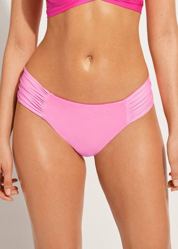 Calzedonia Indonesia Eco rosa Bikinihosen Damen Rosa | CH2709QZ