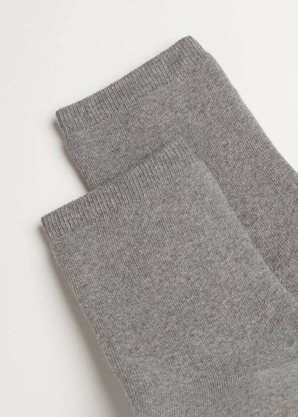 Calzedonia Kurzes Baumwoll Thermal Socken Damen Grau | CH1698AP