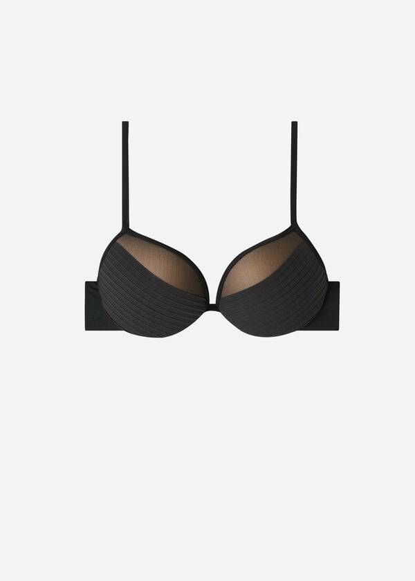 Calzedonia Lightly Gepolstert Push-up Tokyo Bikinioberteile Damen Schwarz | CH2413JJ