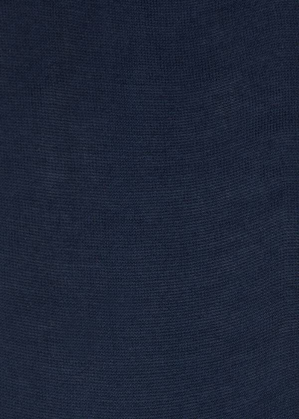 Calzedonia Lisle Thread Crew Socken Herren Navy | CH1383IS