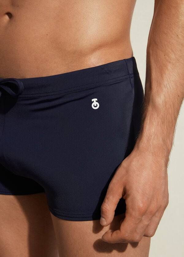 Calzedonia Panama Badehose Herren Navy | CH1269BC