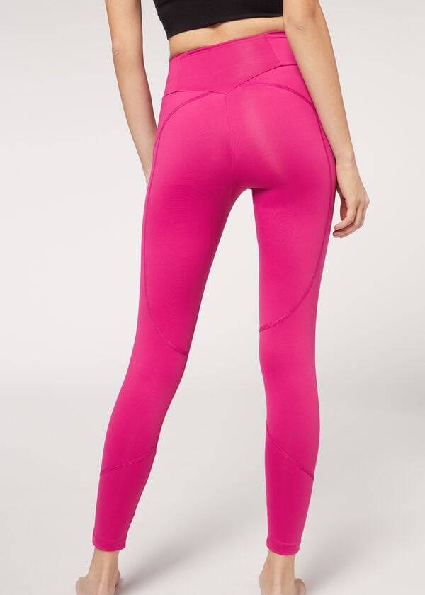 Calzedonia Performance Turn Leggings Damen Rosa | CH1520GL