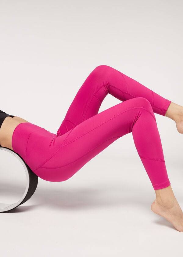 Calzedonia Performance Turn Leggings Damen Rosa | CH1520GL