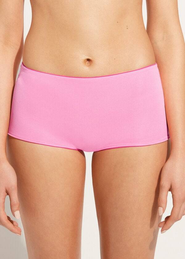 Calzedonia Shorts Indonesia Eco Bikinihosen Damen Rosa | CH2637WY