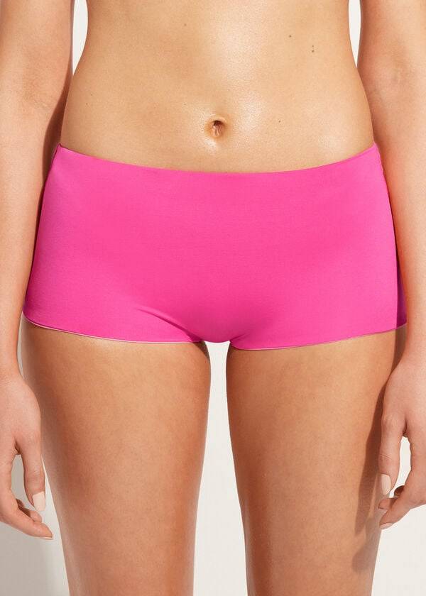 Calzedonia Shorts Indonesia Eco Bikinihosen Damen Rosa | CH2637WY