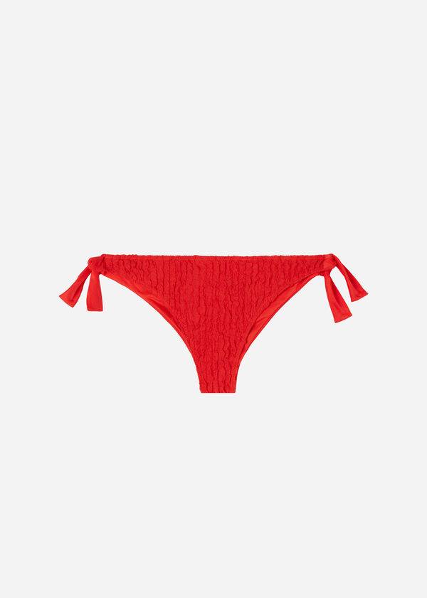 Calzedonia Side Tie Brazilian Marrakech Bikinihosen Damen Rot | CH2631IS