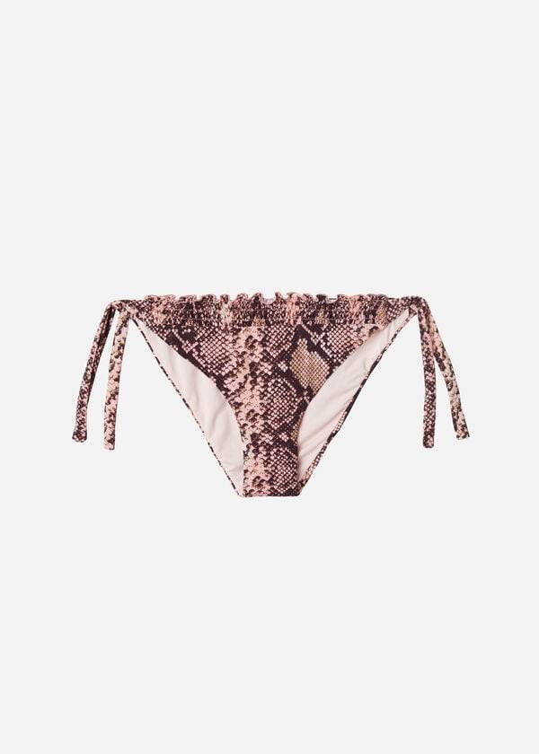 Calzedonia Side Tie Sidney Bikinihosen Damen Rosa | CH2625FM