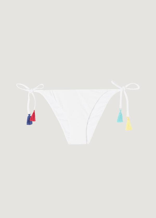 Calzedonia String Delhi Bikinihosen Damen Weiß | CH2602PQ