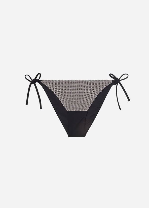 Calzedonia String Dubai Bikinihosen Damen Schwarz | CH2601AP