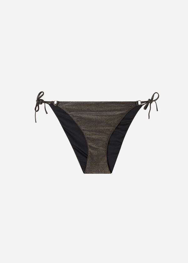 Calzedonia String Hollywood Bikinihosen Damen Schwarz | CH2595JJ