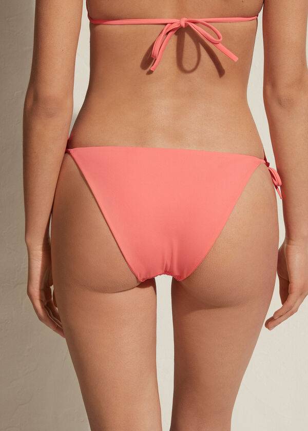 Calzedonia String Lanzarote Bikinihosen Damen Rosa | CH2592ZG