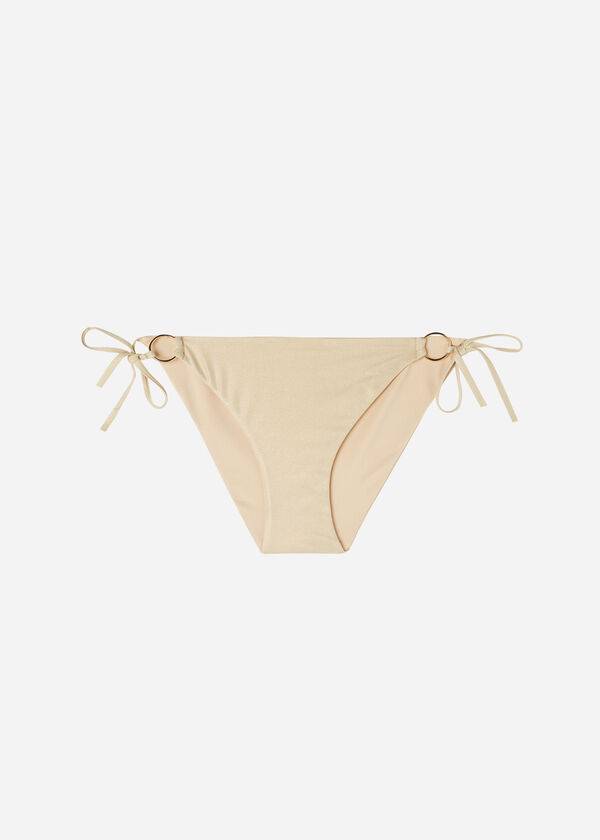 Calzedonia String Tie Abu Dhabi Bikinihosen Damen Gold | CH2571GL