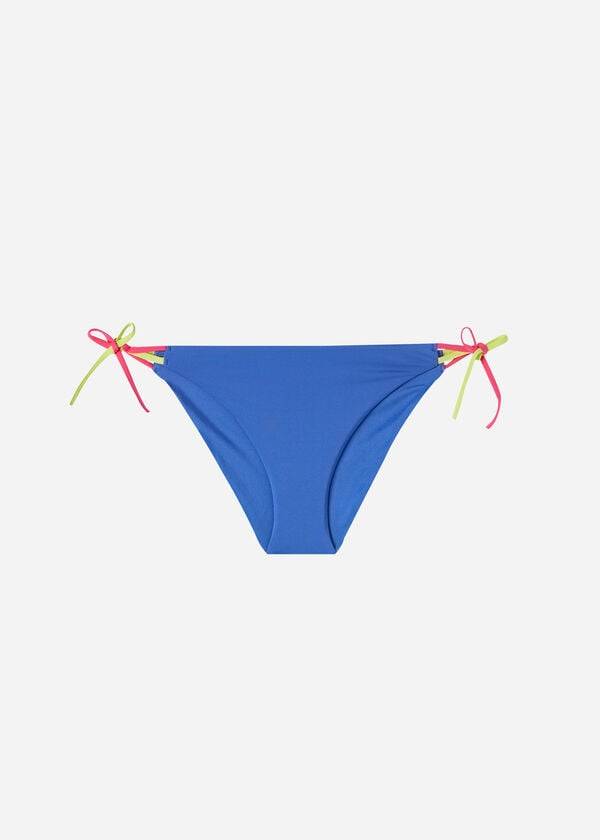 Calzedonia String Tokyo Bikinihosen Damen Blau | CH2566ZG