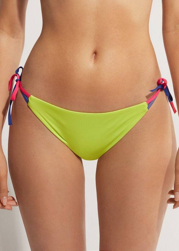 Calzedonia String Tokyo Bikinihosen Damen Grün | CH2568KI