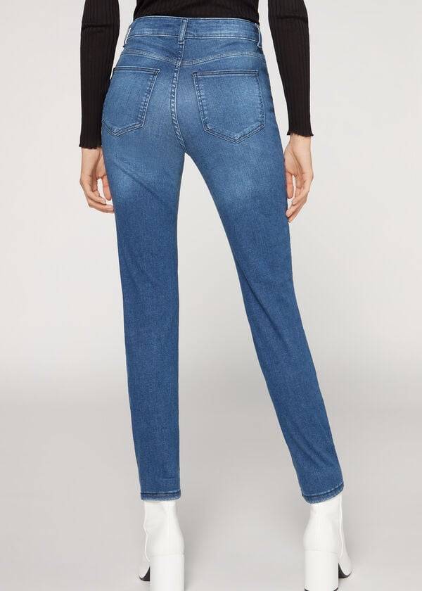 Calzedonia Super Flex Denim High Taille Superskinny Jeans Damen Blau | CH1576LH