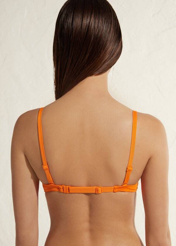 Calzedonia Super Gepolstert Push Up Indonesia Eco Bikinioberteile Damen Orange | CH2216OR