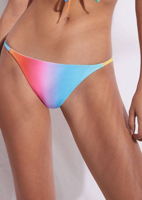 Calzedonia Tanga Barcellona Bikinihosen Damen Mehrfarbig | CH2560MA