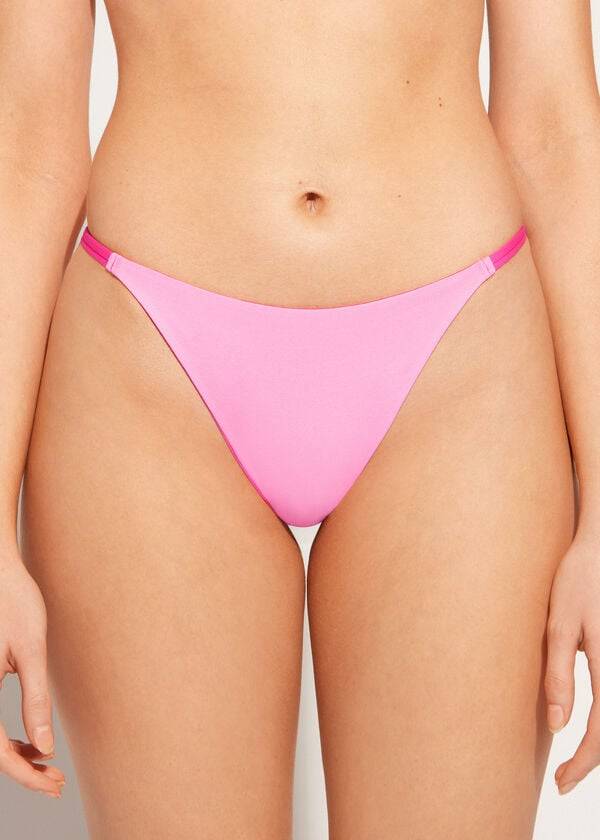 Calzedonia Tanga Indonesia Eco Bikinihosen Damen Rosa | CH2556RW