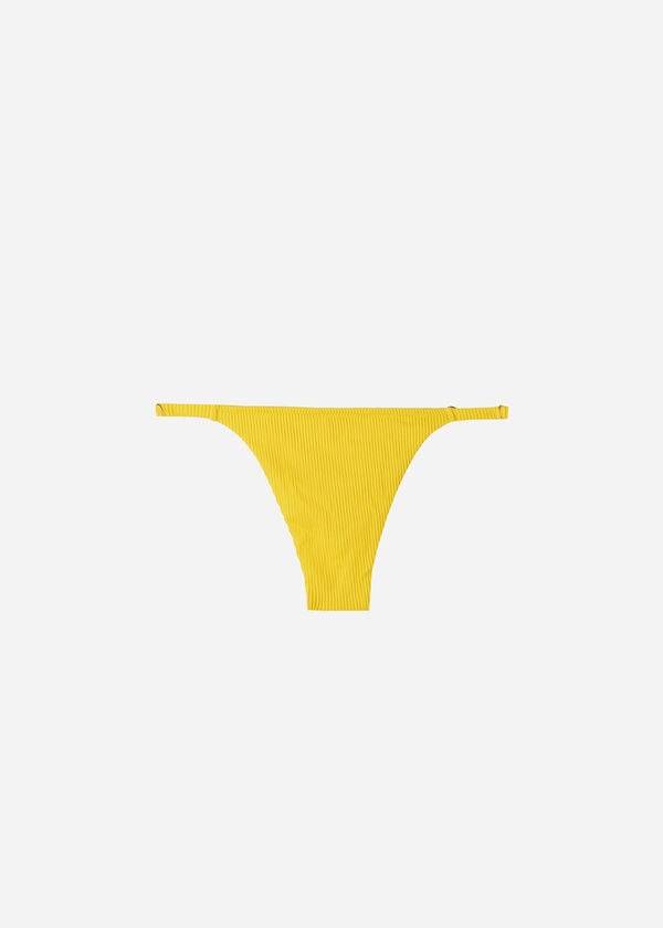 Calzedonia Tanga New York Bikinihosen Damen Gelb | CH2552IS