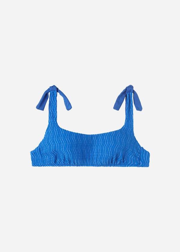 Calzedonia Tank Mykonos Bikinioberteile Damen Blau | CH2206NB