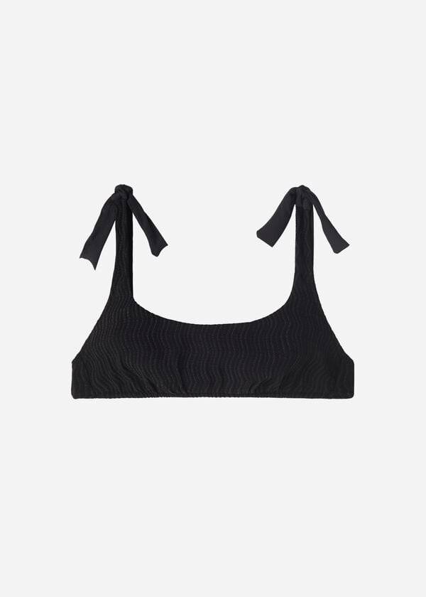 Calzedonia Tank Mykonos Bikinioberteile Damen Schwarz | CH2208QZ