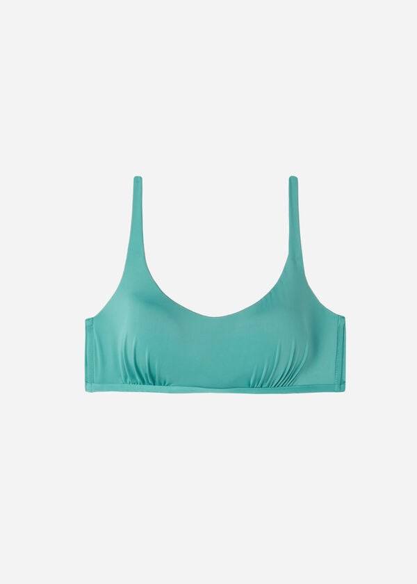 Calzedonia Tank Stylen Indonesia Eco Bikinioberteile Damen Türkis | CH2200LH