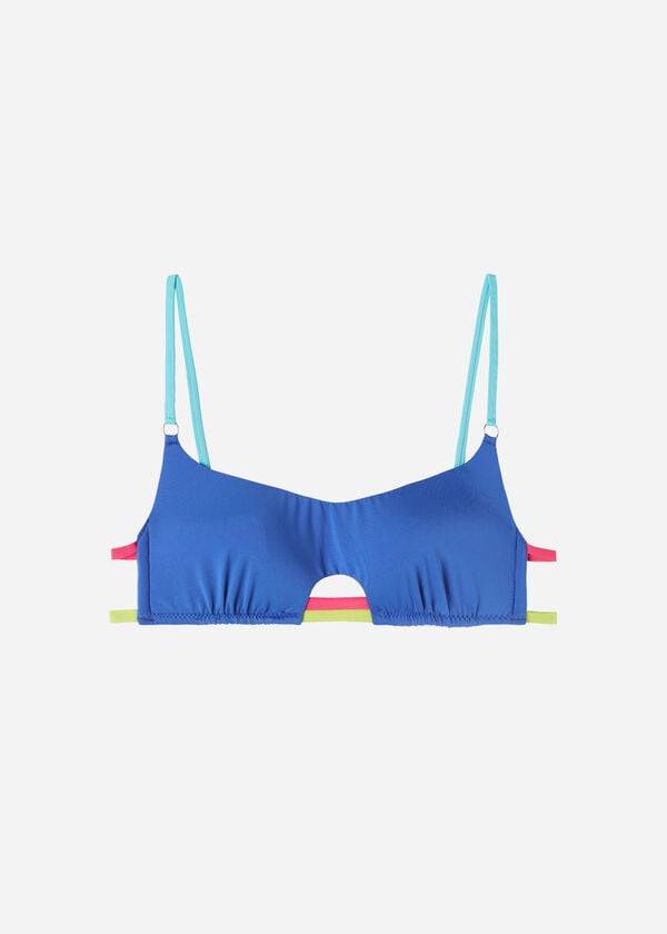 Calzedonia Tank Tokyo Eco Bikinioberteile Damen Blau | CH2187YU