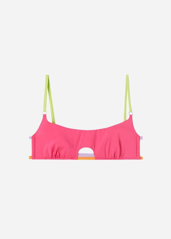 Calzedonia Tank Tokyo Eco Bikinioberteile Damen Rosa | CH2188UT