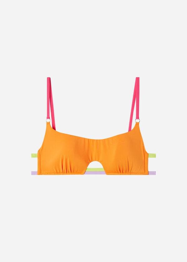 Calzedonia Tank Tokyo Eco Bikinioberteile Damen Orange | CH2189IS