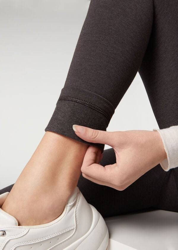 Calzedonia Thermal Leggings Damen Grau | CH1495HK