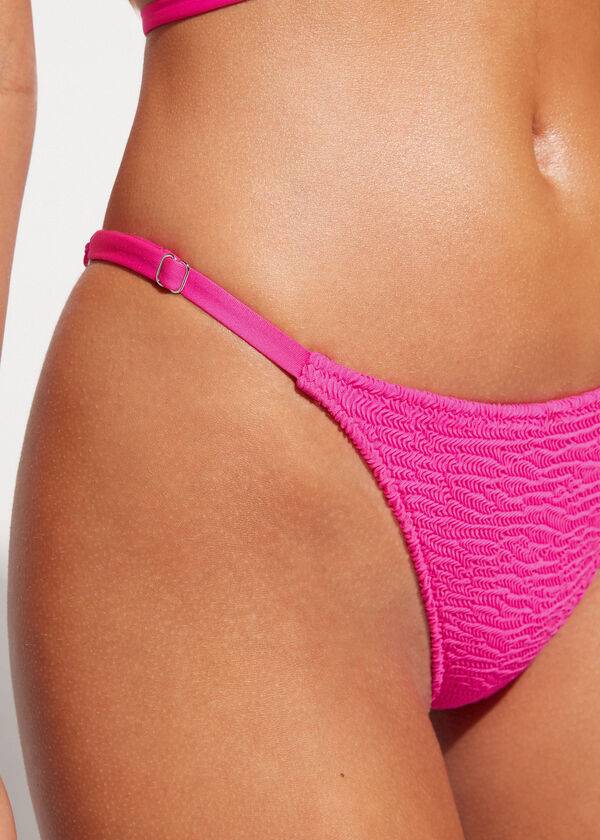 Calzedonia Thin Sides Tanga Miami Bikinihosen Damen Rosa | CH2561NB