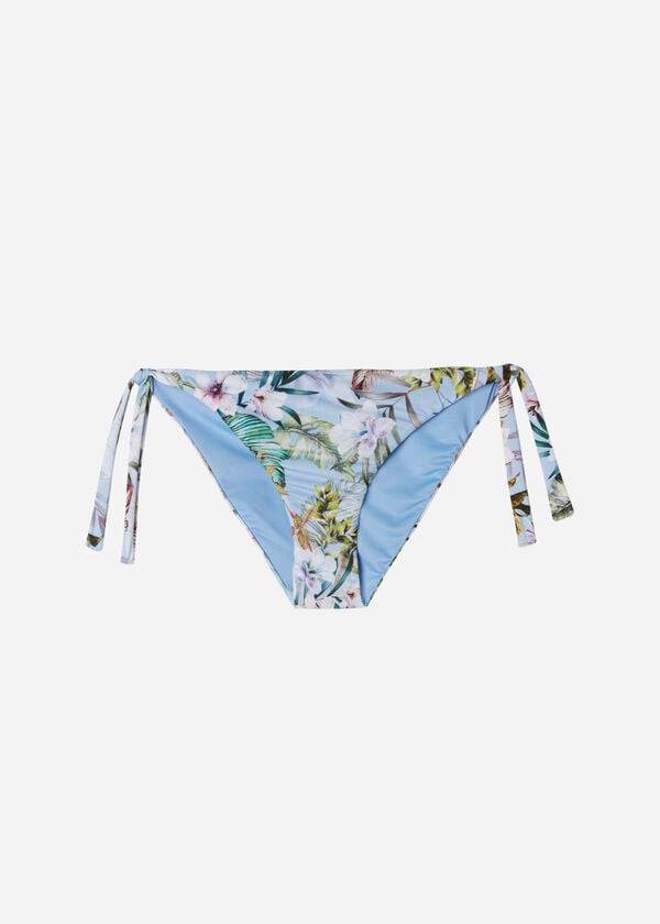 Calzedonia Tied Atene Bikinihosen Damen Blau | CH2549AP