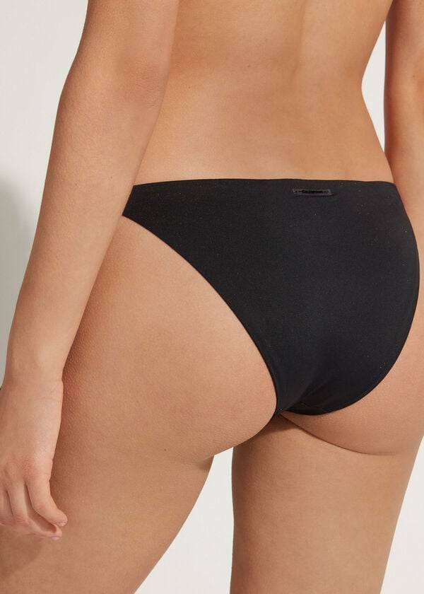 Calzedonia Tied Indonesia Bikinihosen Damen Schwarz | CH2546FM