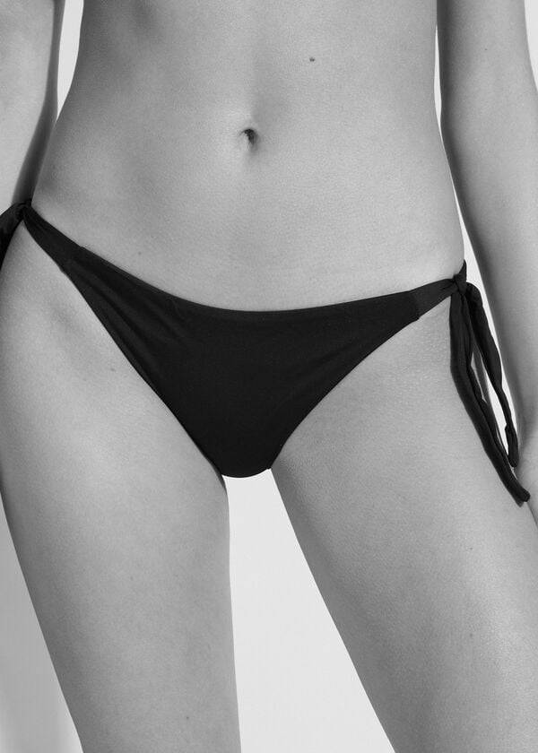 Calzedonia Tied Indonesia Bikinihosen Damen Schwarz | CH2546FM