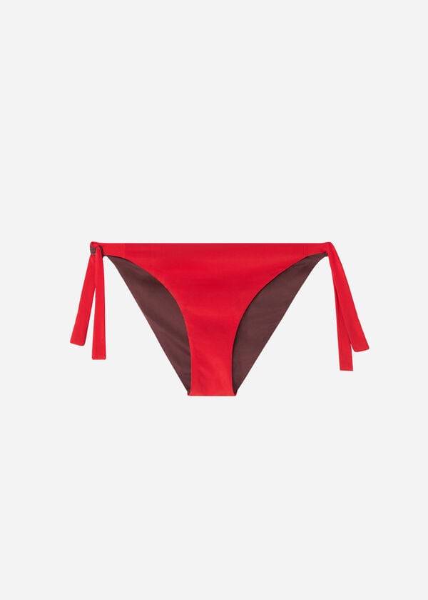 Calzedonia Tied Indonesia Eco Bikinihosen Damen Rot | CH2539XF