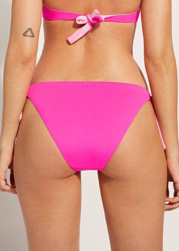 Calzedonia Tied Indonesia Eco Bikinihosen Damen Rosa | CH2541LH