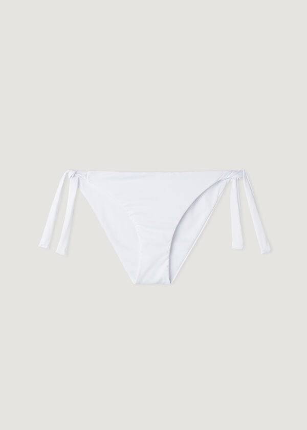 Calzedonia Tied Indonesia Eco Bikinihosen Damen Weiß | CH2545GL