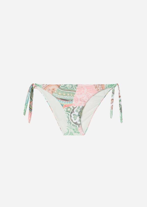 Calzedonia Tied Saint Tropez Bikinihosen Damen Grün | CH2537VD