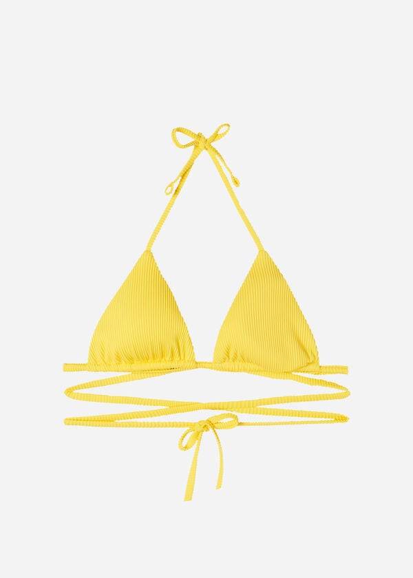 Calzedonia Triangle Badelatschen String New York Bikinioberteile Damen Gelb | CH2170GL