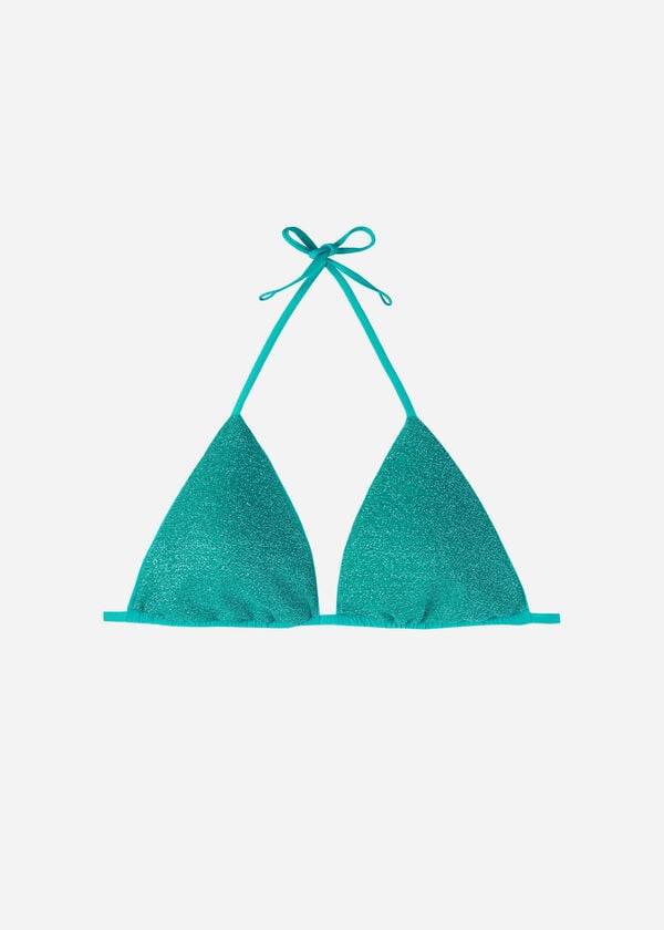 Calzedonia Triangle String Las Vegas Bikinioberteile Damen Blau | CH2142DN