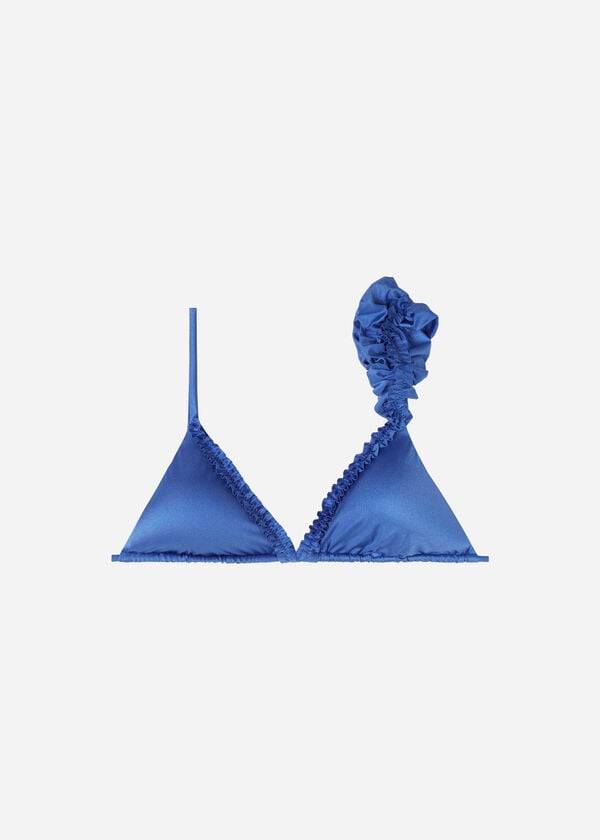 Calzedonia Triangle String Vienna Bikinioberteile Damen Blau | CH2127BC