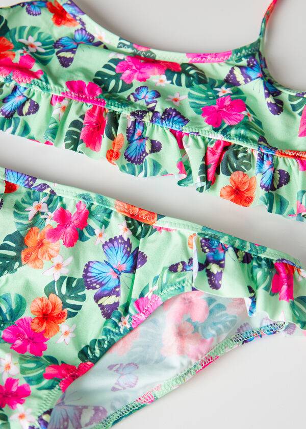 Calzedonia Two Piece Malibù Badeanzüge Kinder Grün | CH1129FM