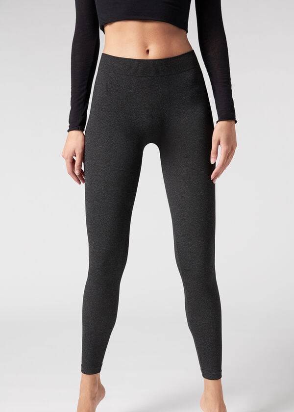 Calzedonia Ultra-Opaque Microfiber Leggings Damen Grau | CH1481WY