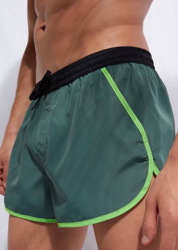 Calzedonia Venice Beach Badehose Herren Grün | CH1279IS