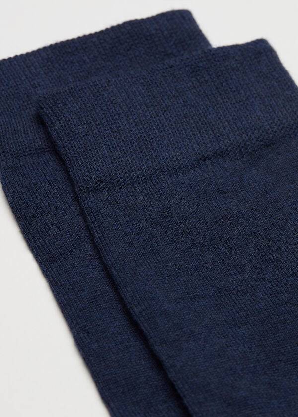 Calzedonia Warm Baumwoll Crew Socken Herren Navy | CH1351WY